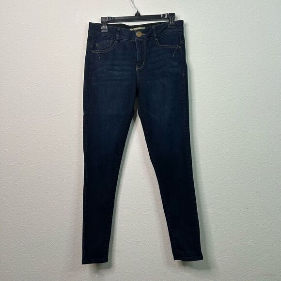 Democracy Blue Ab Technology Cotton Mid-Rise Ankle Skinny Denim Jeans Women’s 8 - Picture 1 of 13